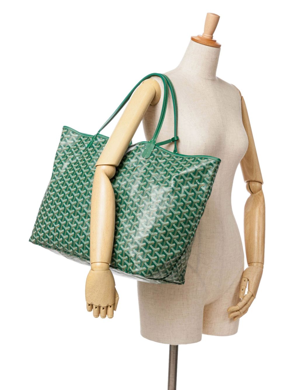 Goyard Pre-Owned 2020 Goyardine Saint Louis GM tote bag - GREEN