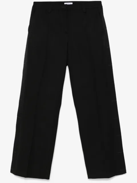 Off-White Calça wide leg