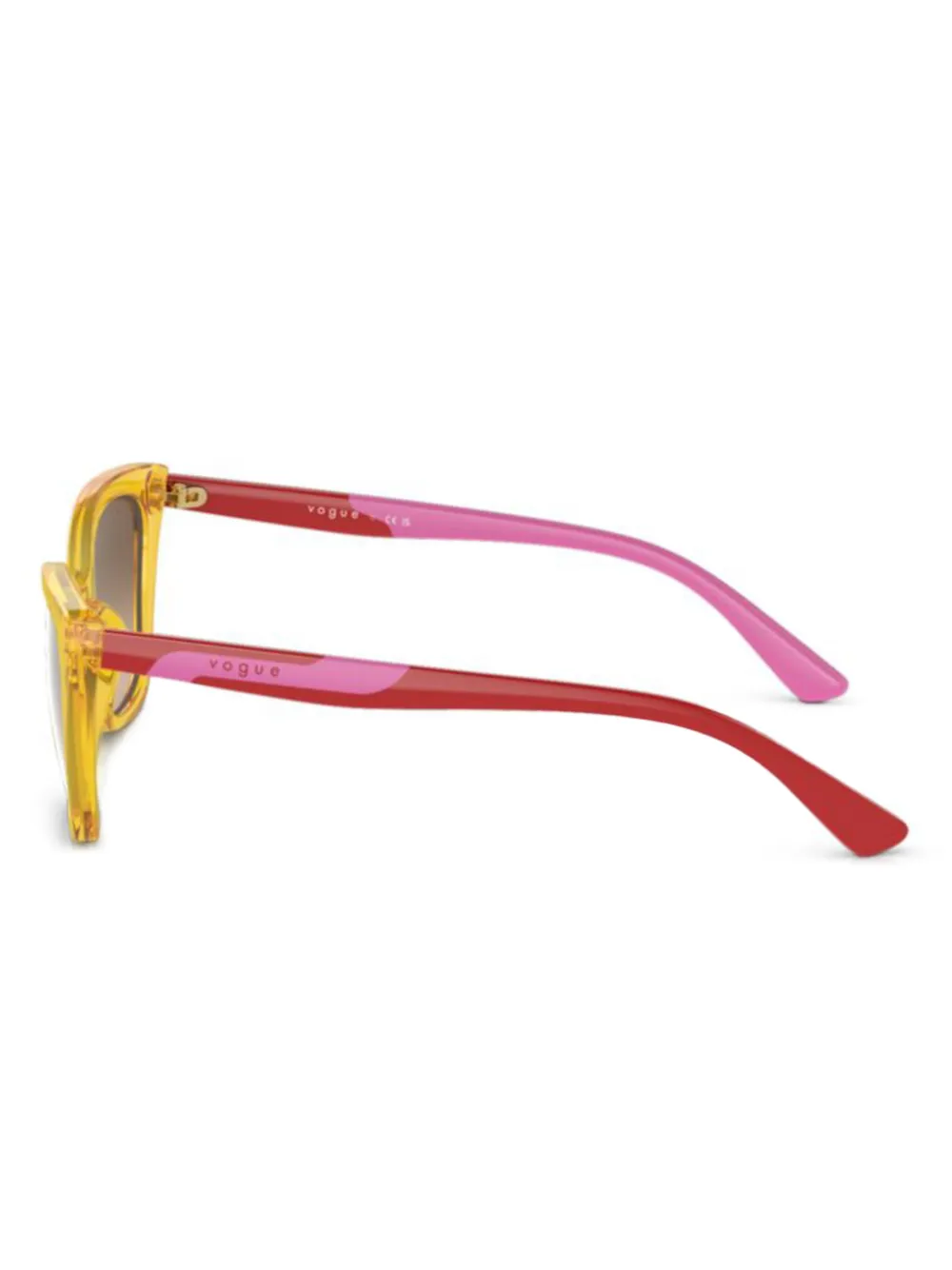 Vogue Eyewear Zonnebril met vierkant montuur Geel