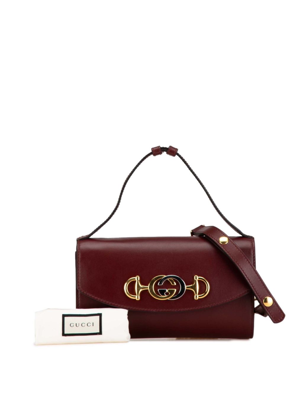 Gucci Pre-Owned 2016-2024 Mini Leather Zumi satchel - Rood