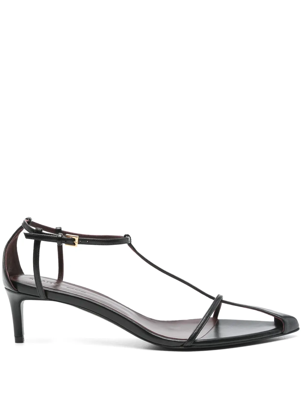 KHAITE 55mm Bella sandals Black