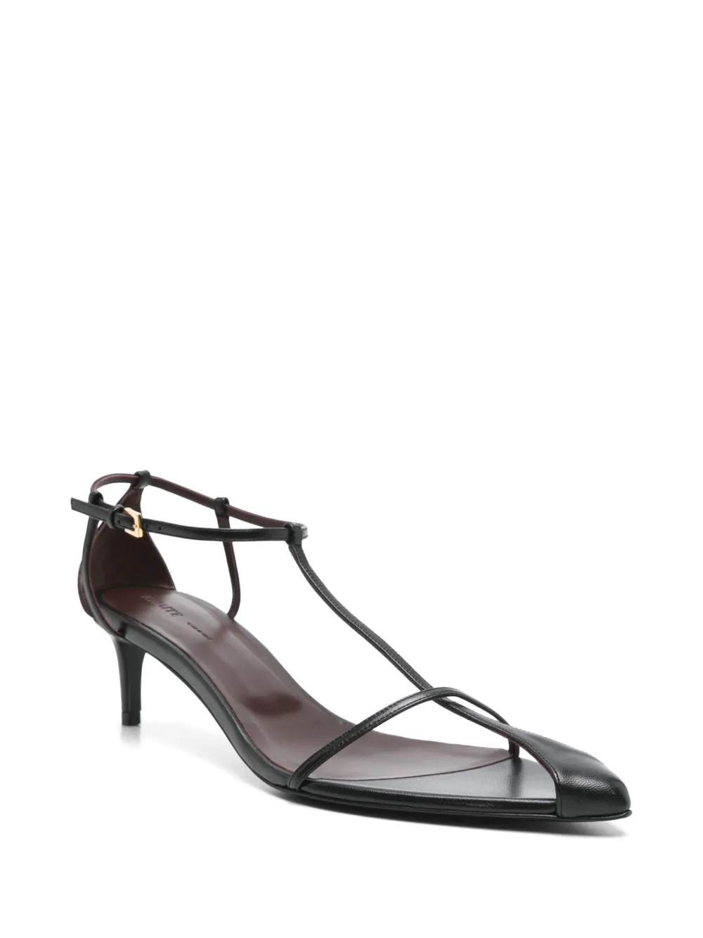 KHAITE 55mm Bella sandals - Zwart