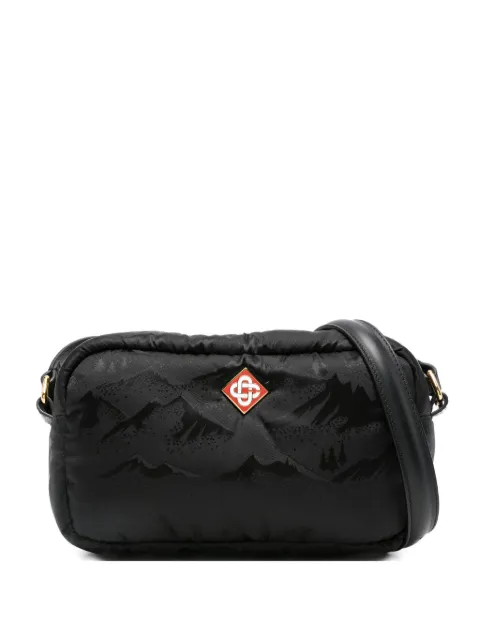 Casablanca mountain-print messenger bag
