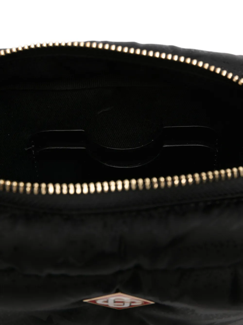 Casablanca Messenger tas met bergprint Zwart