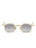 John Dalia geometric-frame sunglasses - Yellow