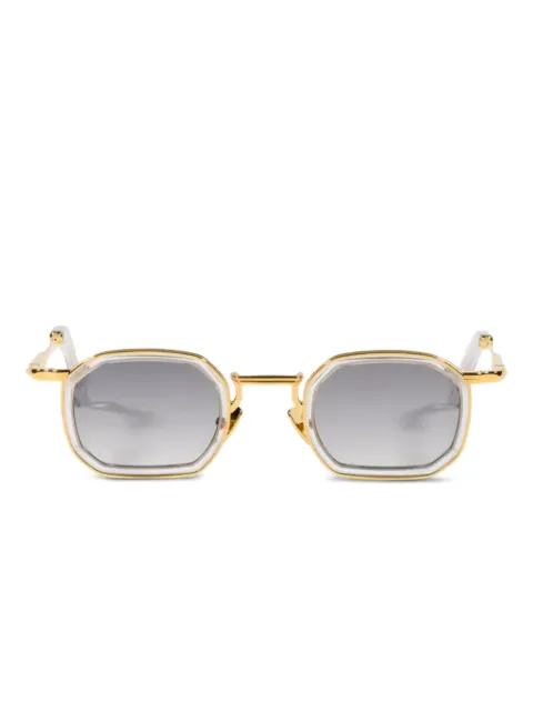 John Dalia lentes de sol con armazón geométrica