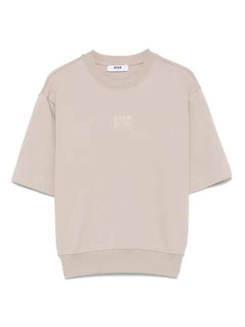 MSGM Kids raised-logo T-shirt