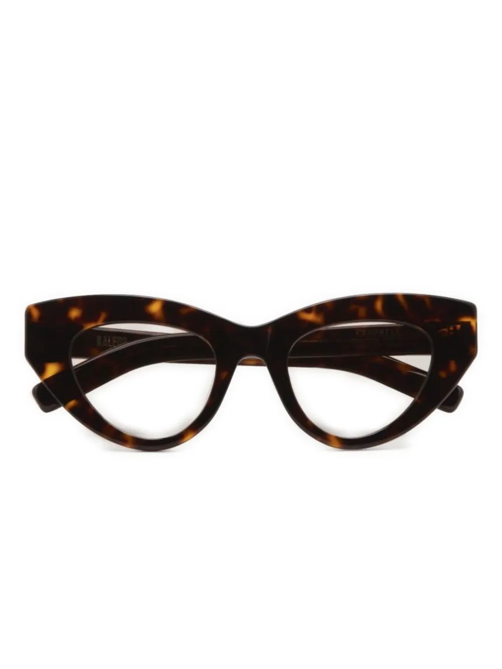 Kaleos cat-eye frame glasses - Bruin