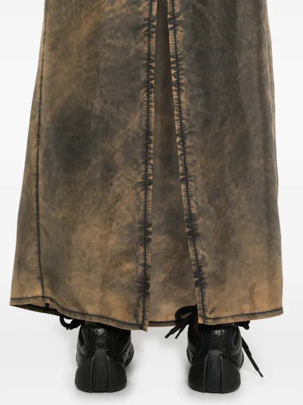 スカート MAISON MARGIELA SILK MIDI SKIRT MM6 Maison Margiela Silk Midi Skirt | Black | FARFETCH CA