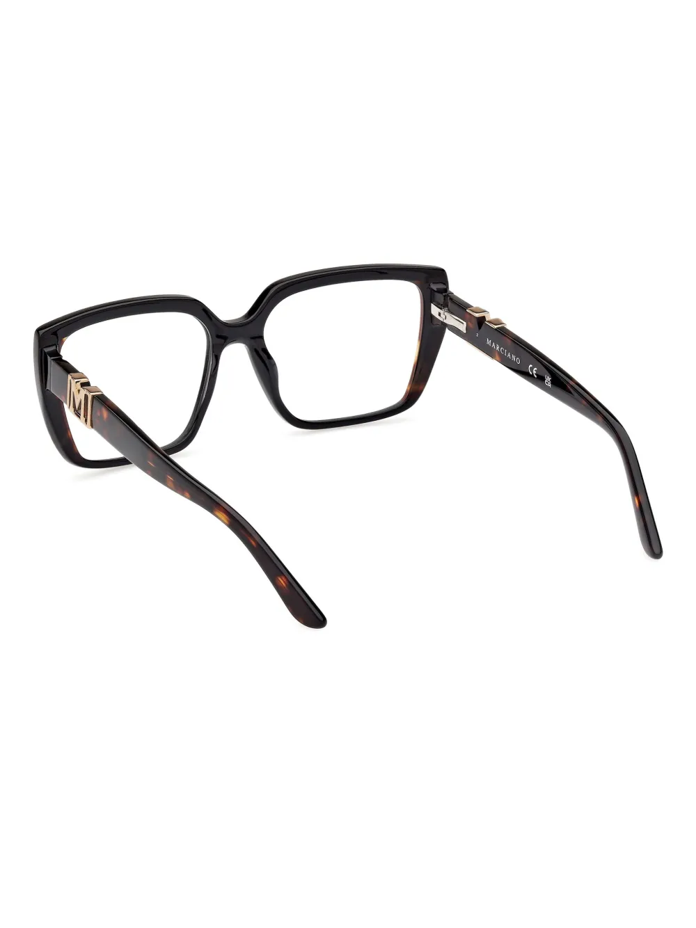 Guess Eyewear Square-frame Glasses In Black