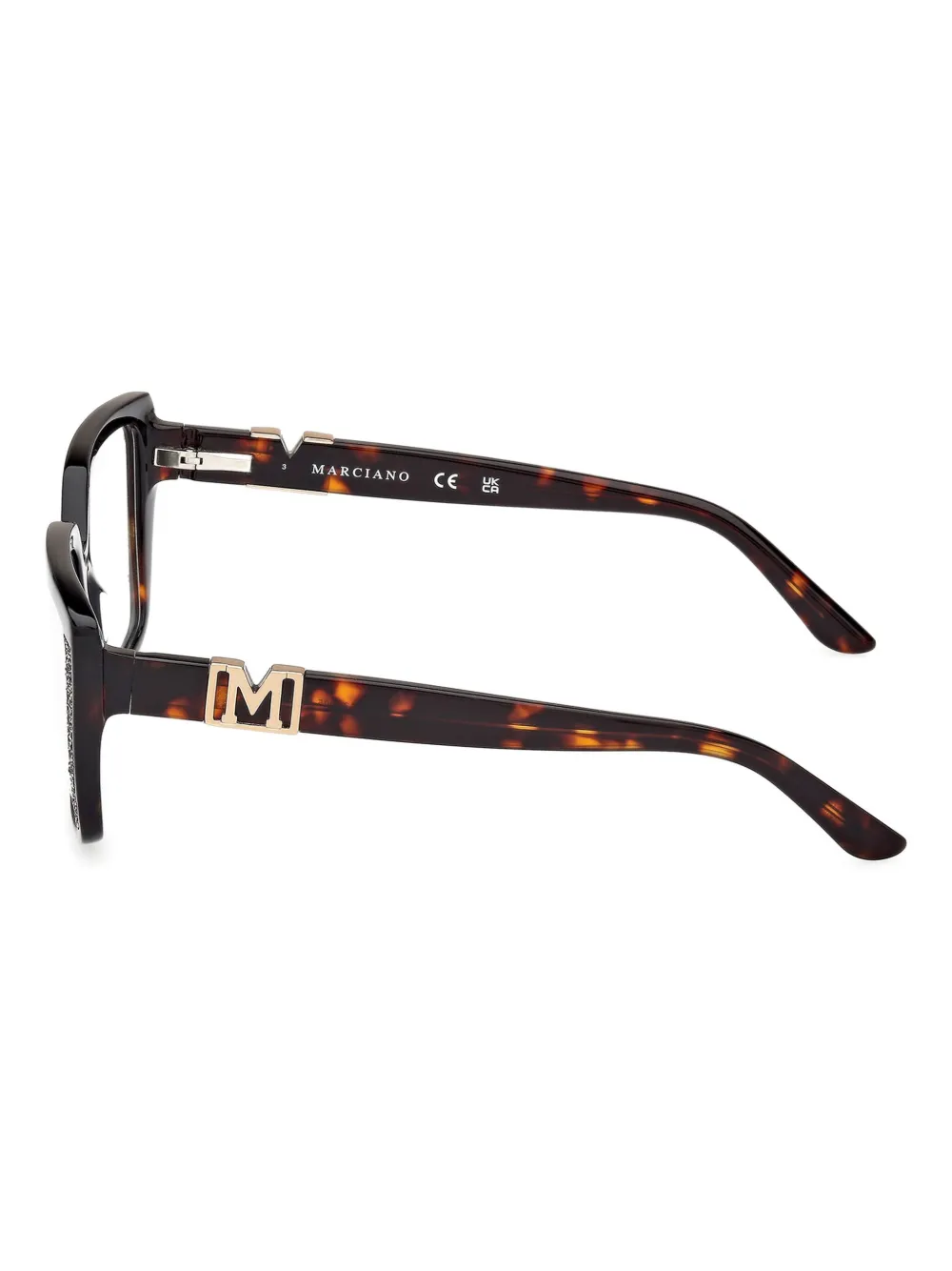 Guess Eyewear Square-frame Glasses In Black