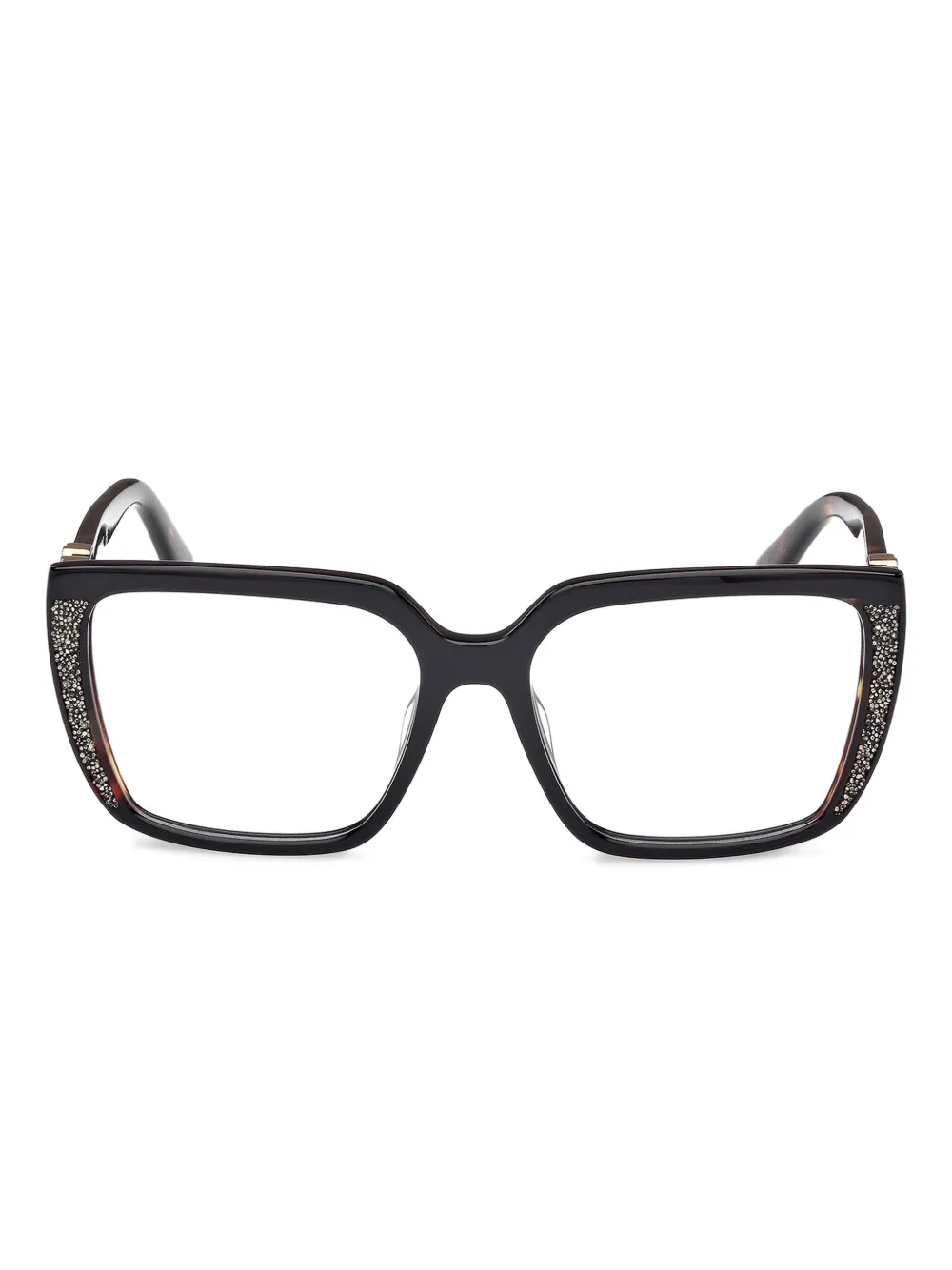 Guess Eyewear Square-frame Glasses In Black