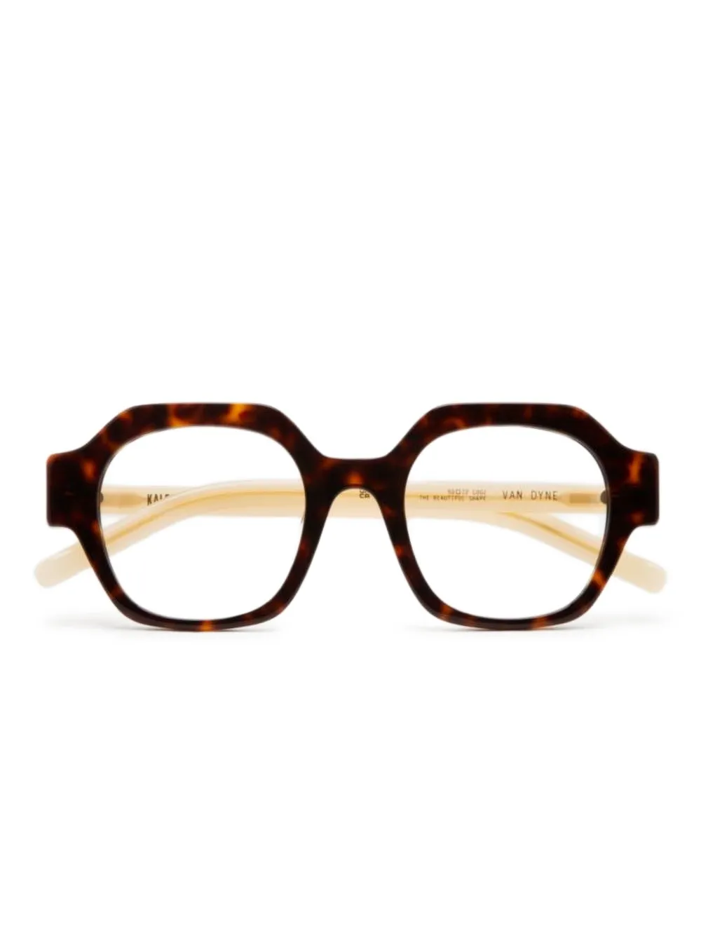 Kaleos Zonnebril met oversized montuur Bruin