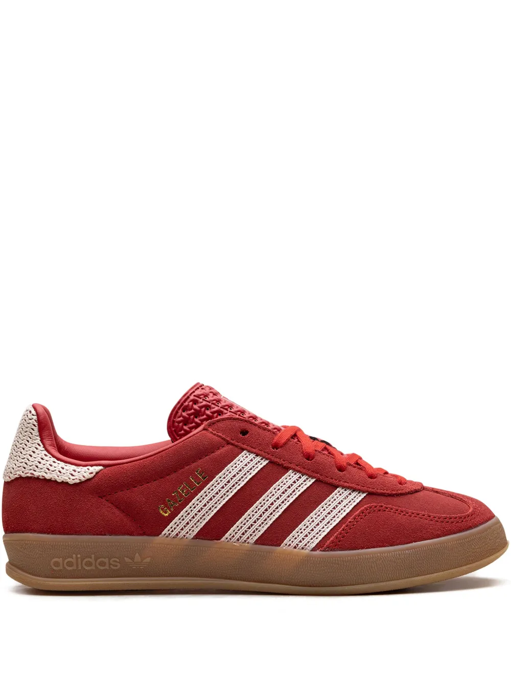 adidas Gazelle Indoor "Better Scarlet/Wonder White/Gum" Sneakers - Rot