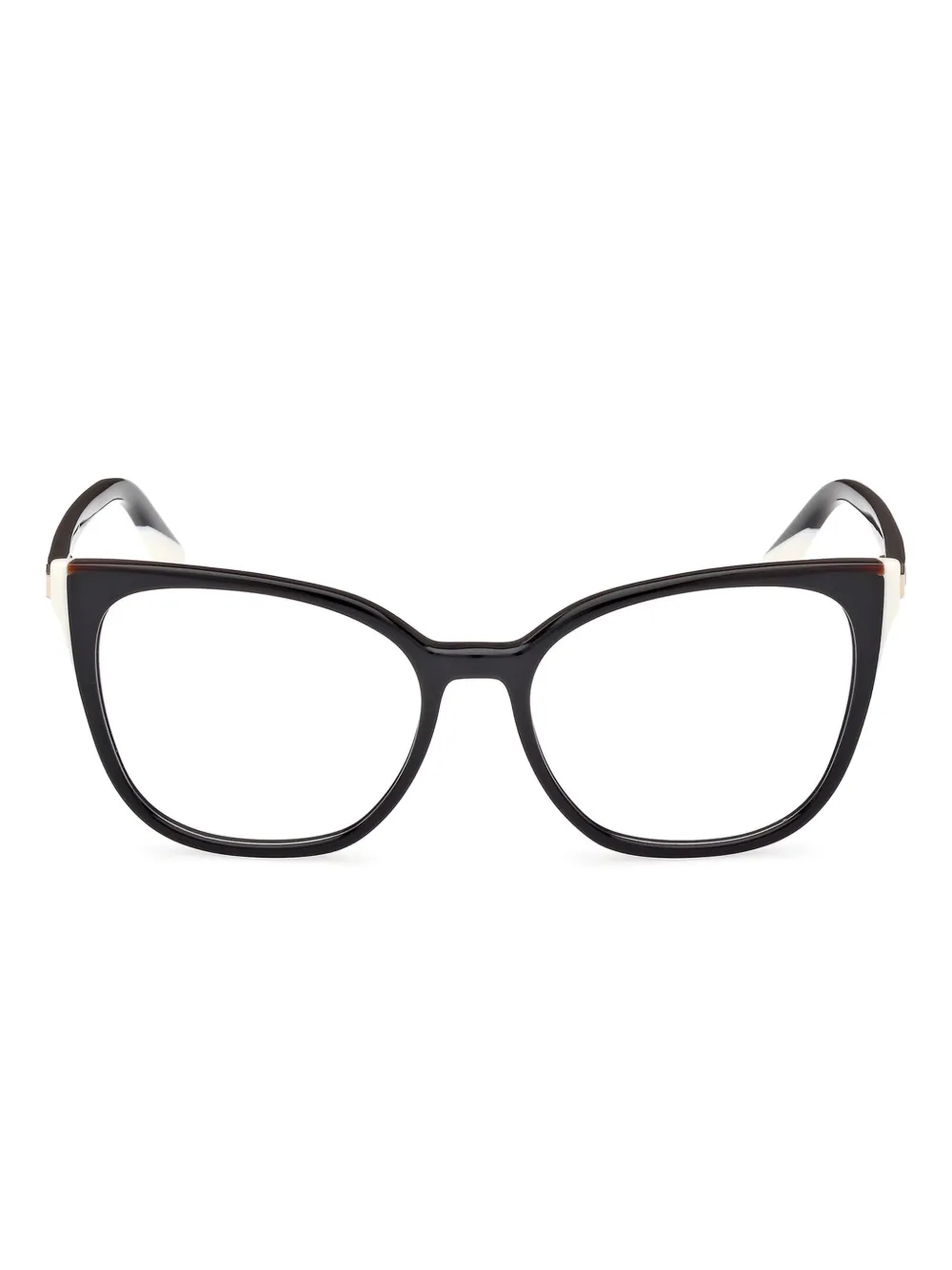 GUESS EYEWEAR ジオメトリック眼鏡フレーム - ブラック GUESS EYEWEAR ジオメトリック眼鏡フレーム - ブラック