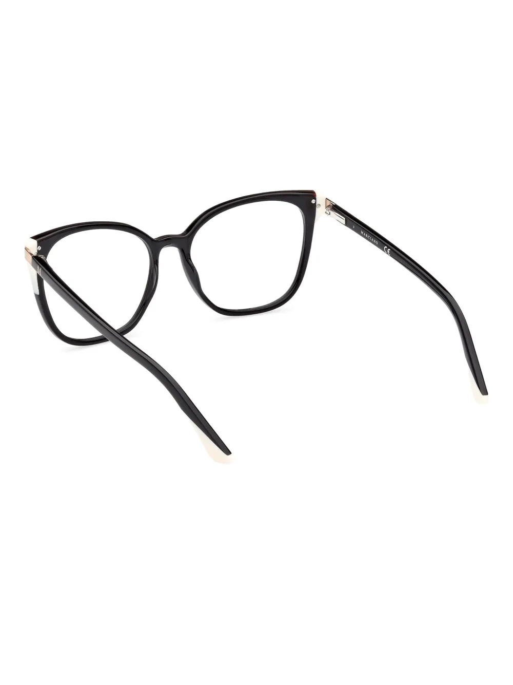 GUESS EYEWEAR Bril met geometrisch montuur Zwart