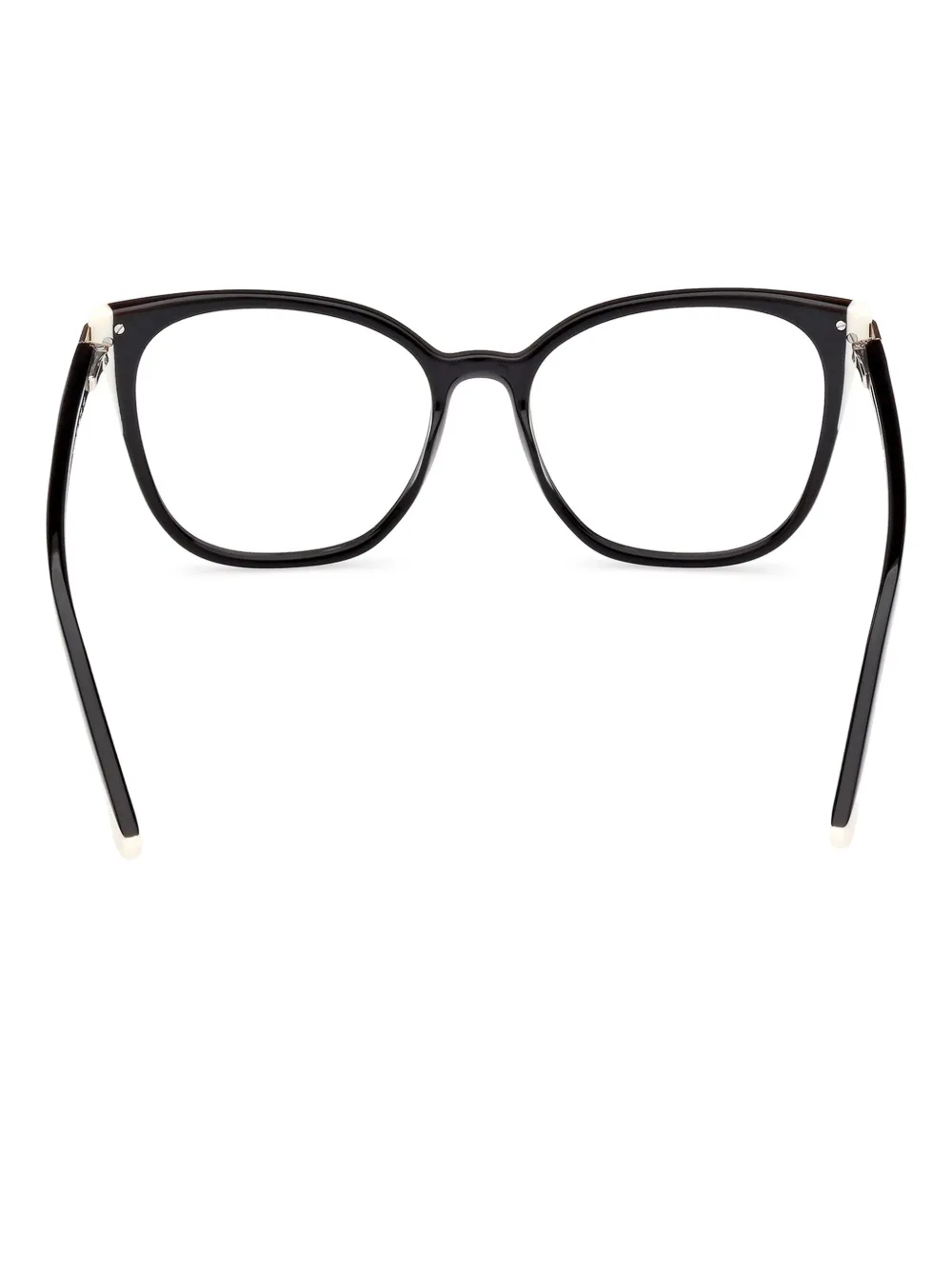 GUESS EYEWEAR Bril met geometrisch montuur Zwart