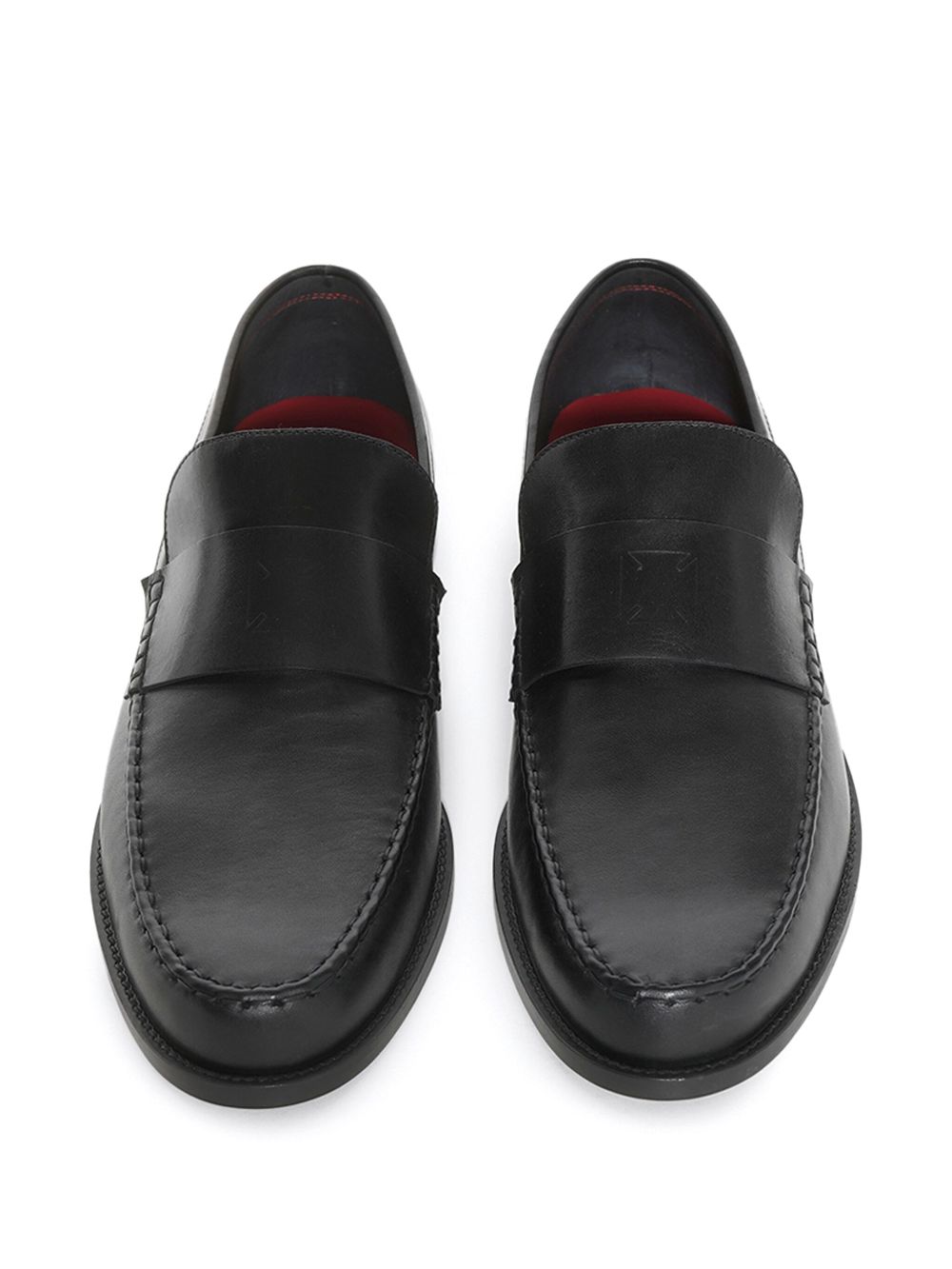 Enfants Riches Déprimés logo-debossed loafers - Zwart