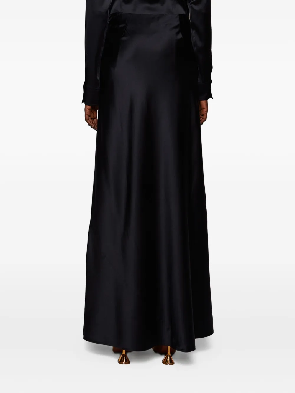 Éterne Bianca Maxi Skirt In Black