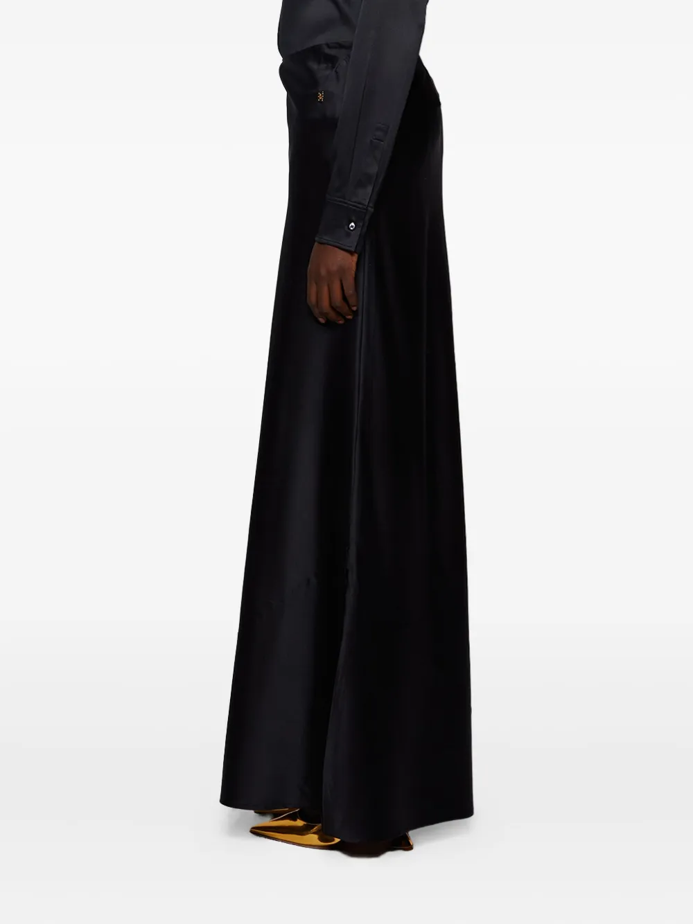 Éterne Bianca Maxi Skirt In Black