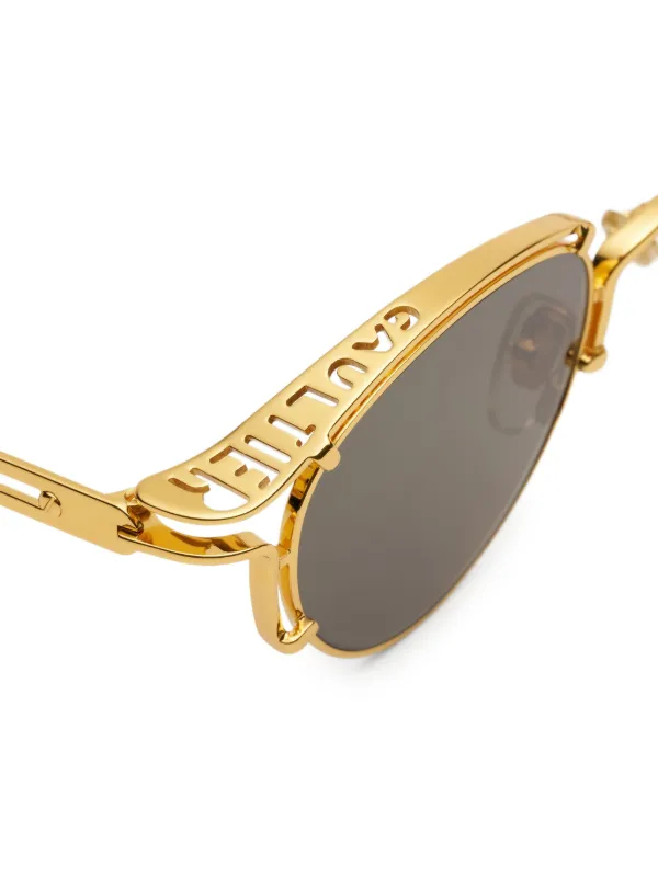 Jean Paul Gaultier Sourcul サングラス | ゴールドトーン | FARFETCH JP