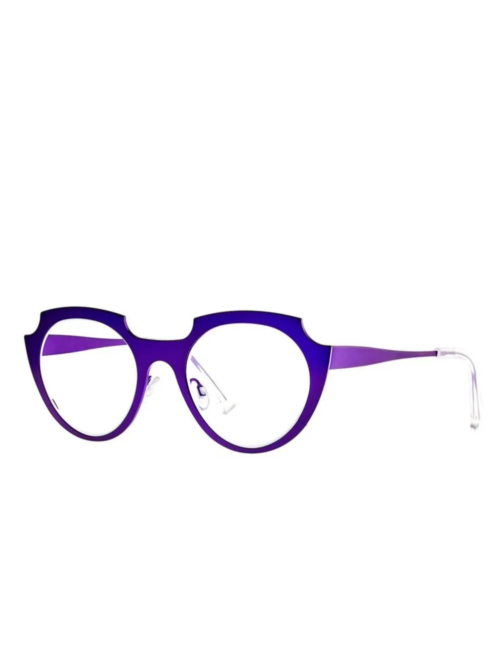 Theo Eyewear round-frame glasses - Paars