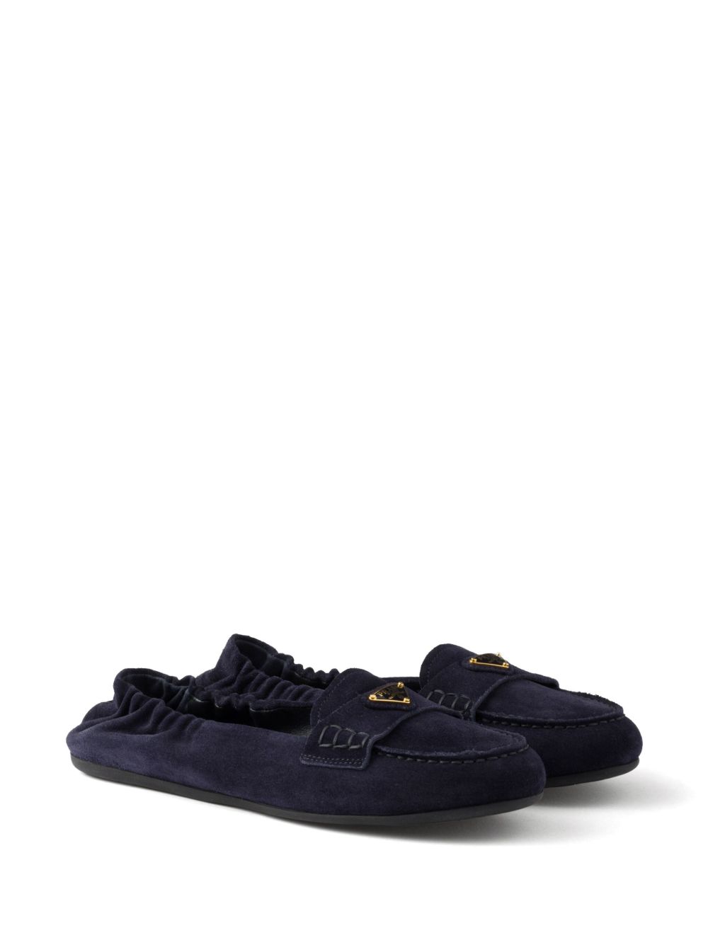 Prada Suède loafers - Blauw