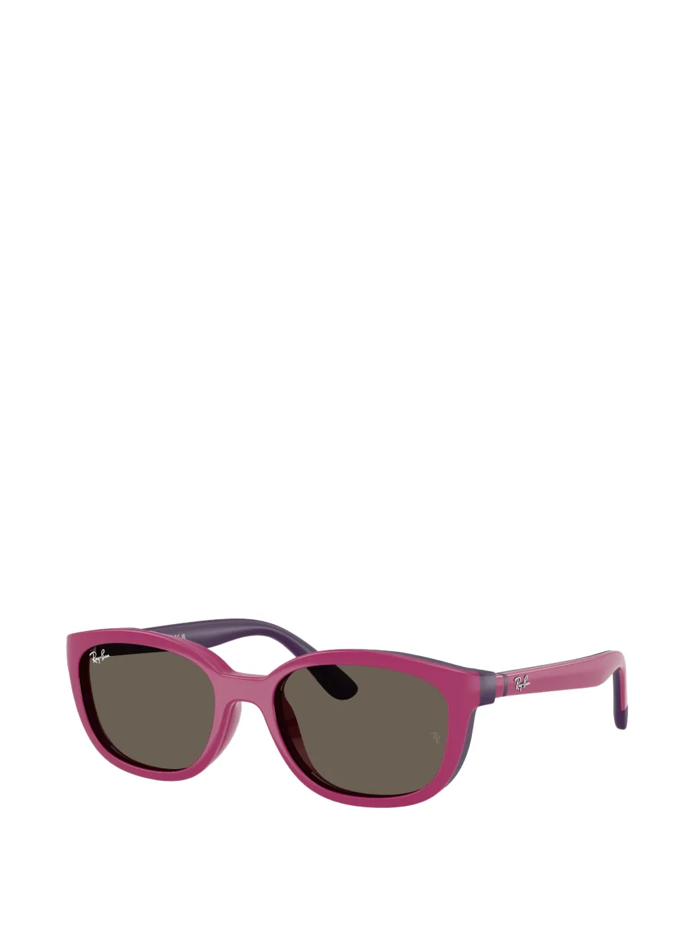  Ray-ban Junior Clip-on Oval-frame Glasses - Pink 