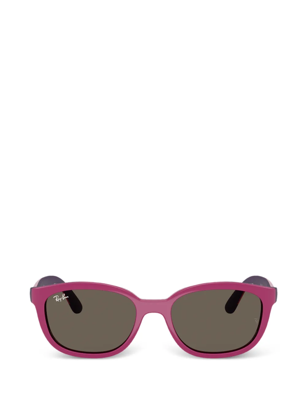 RAY-BAN JUNIOR Clip-On oval-frame glasses - Rosa