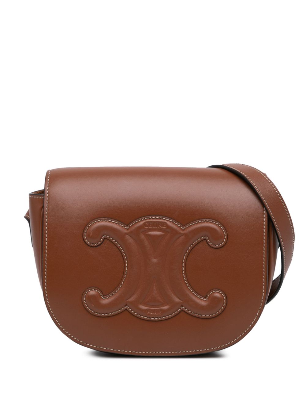 2021 Calfskin Triomphe Folco crossbody bag