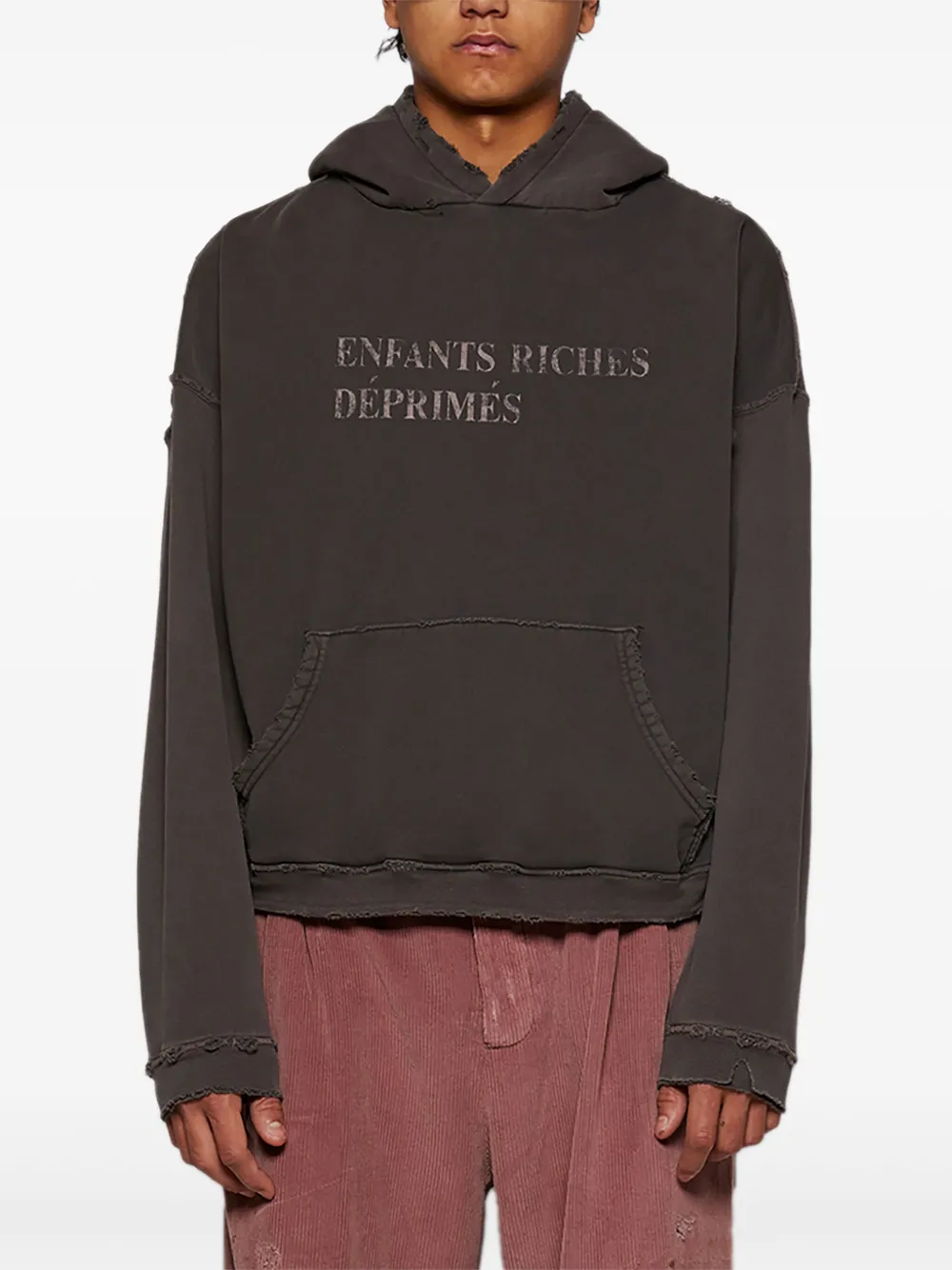 Enfants Riches Déprimés Hoodie met logo - Grijs