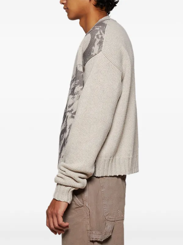 Enfants Riches Déprimés Past In Vain Sweater | Neutrals | FARFETCH