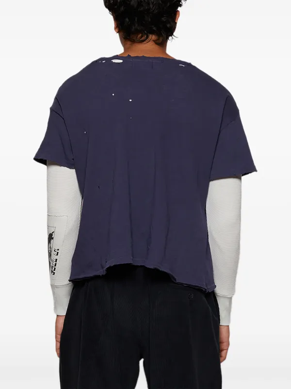【関税込み】Enfants Riches Deprimes ネイビー Chain Tシャツ Enfants Riches Déprimés: Navy Chain T-shirt | SSENSE