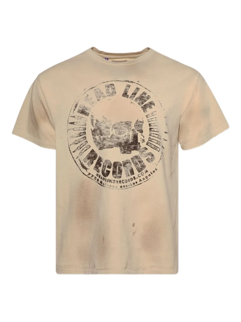 GALLERY DEPT. Rush graphic-print T-shirt Beige