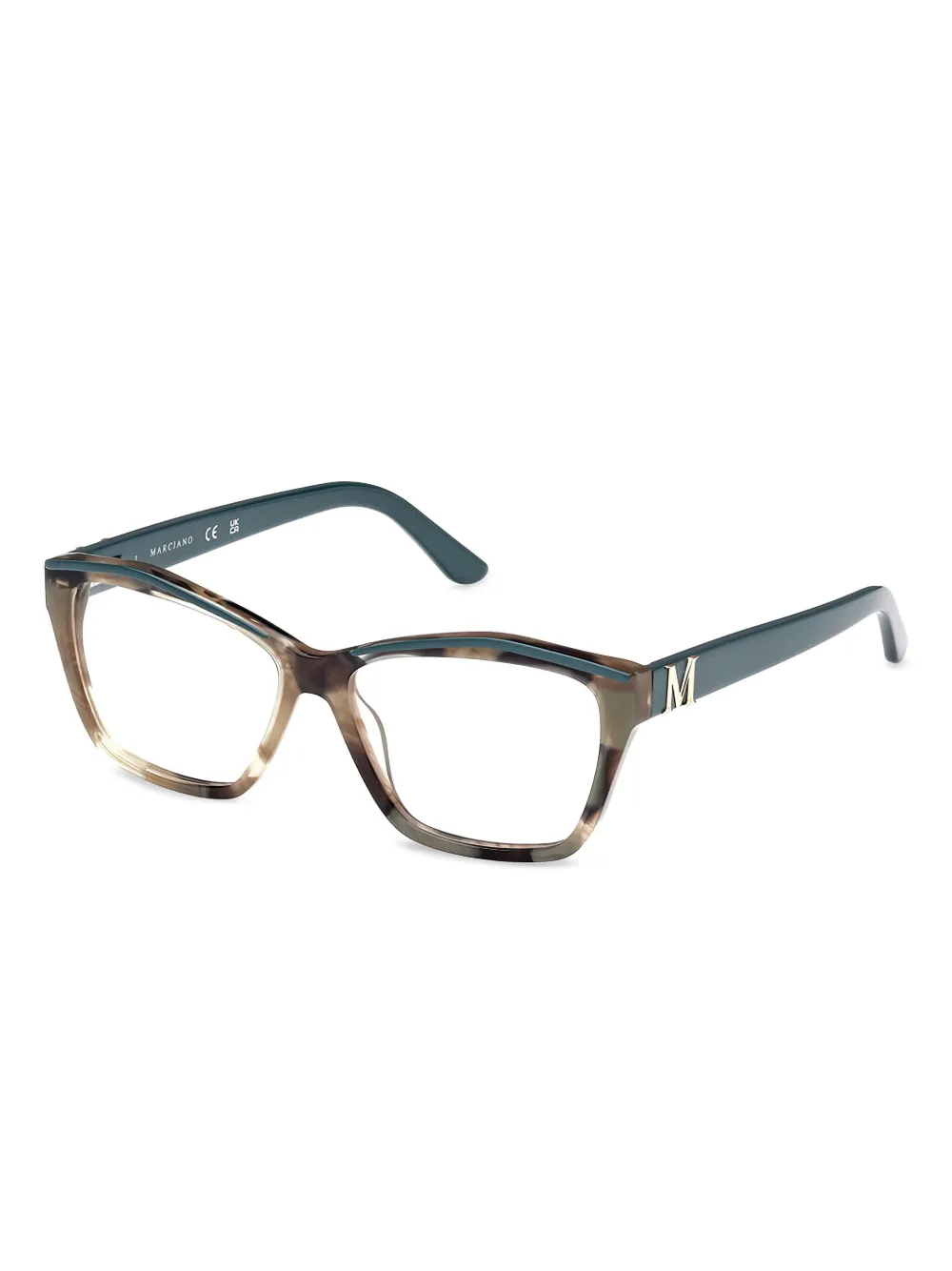GUESS EYEWEAR tortoiseshell-effect glasses | Blue | Image 1