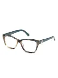 GUESS EYEWEAR tortoiseshell-effect glasses - Blue