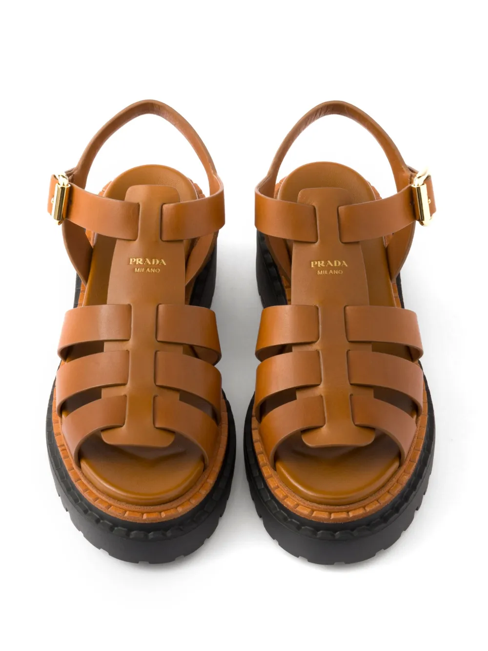 Prada Fisherman's sandalen Bruin