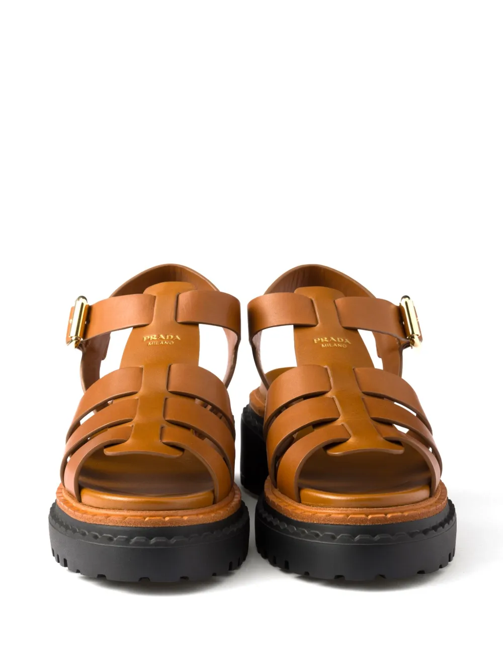 Prada Fisherman's sandalen Bruin