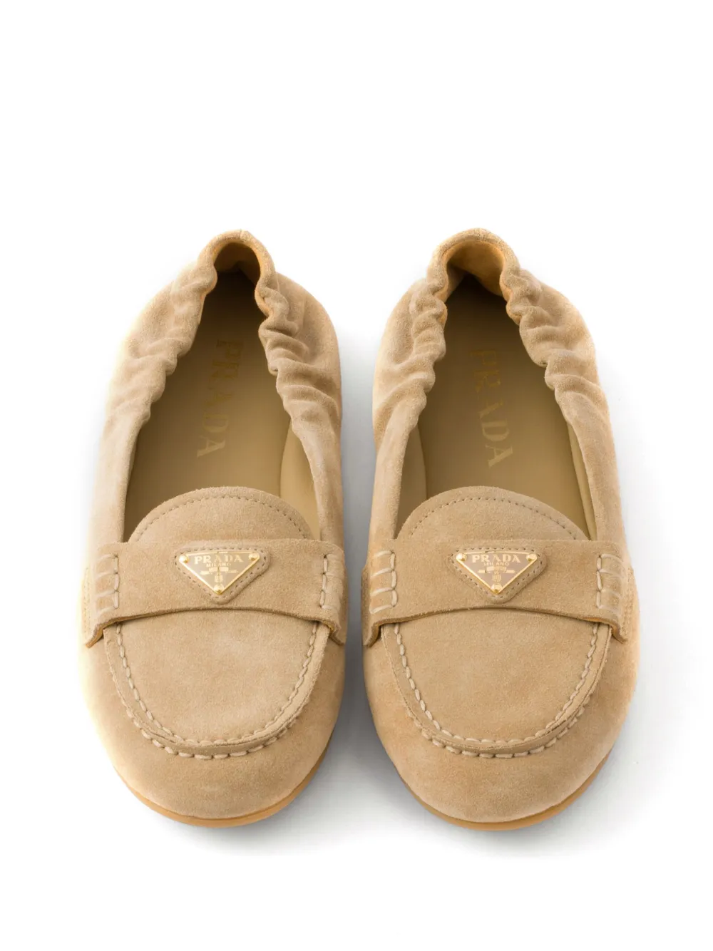 Prada suede loafers Brown