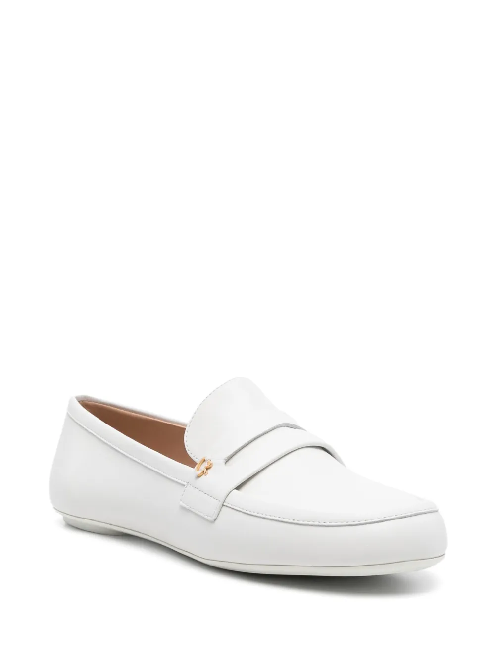 Gianvito Rossi Leren loafers - Wit