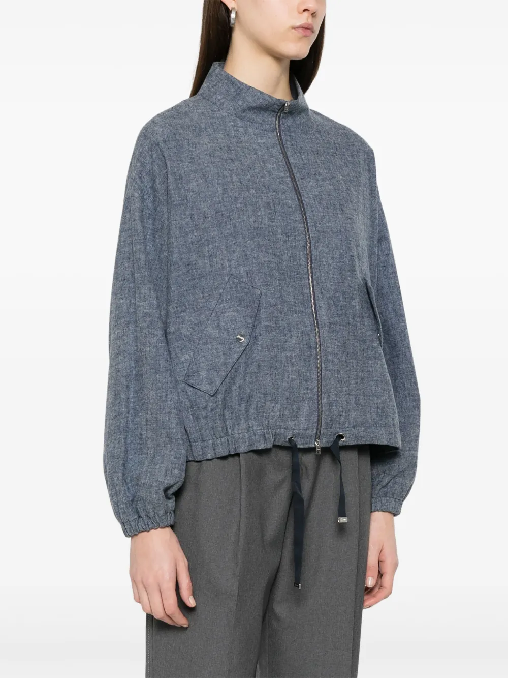 Herno Vilten jack Blauw