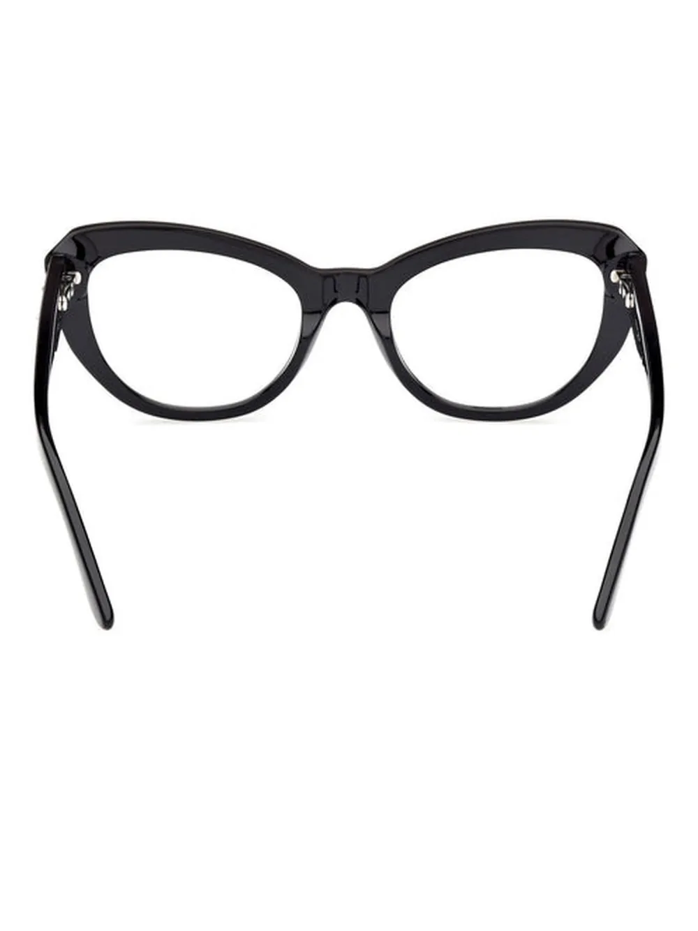 Guess Eyewear Geometric-frame Glasses In Black