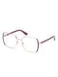 GUESS EYEWEAR square-frame glasses - Red
