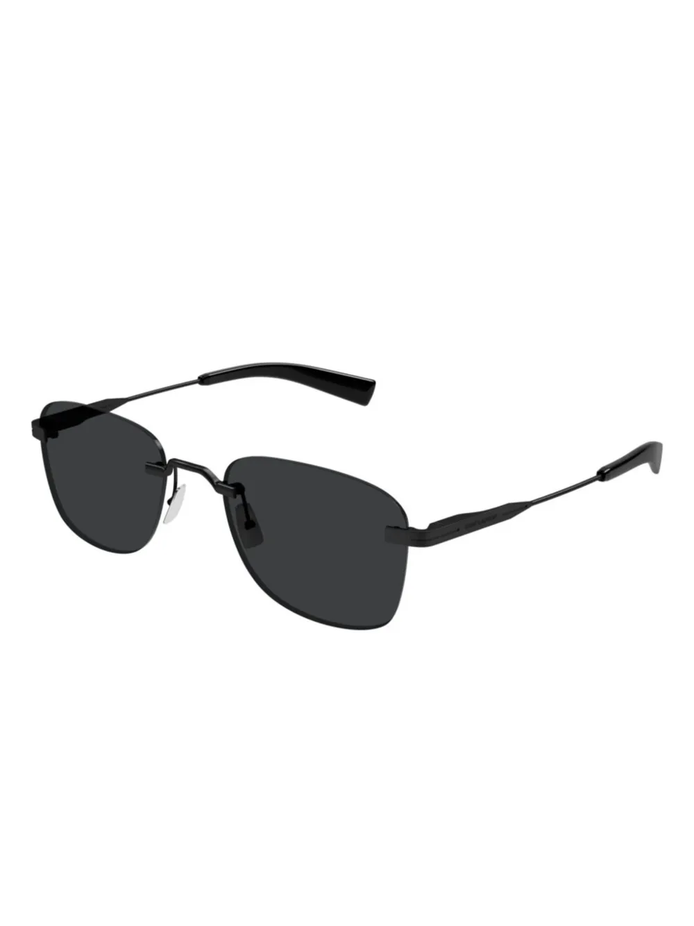 Saint Laurent Eyewear Zonnebril met vierkant montuur - Zwart