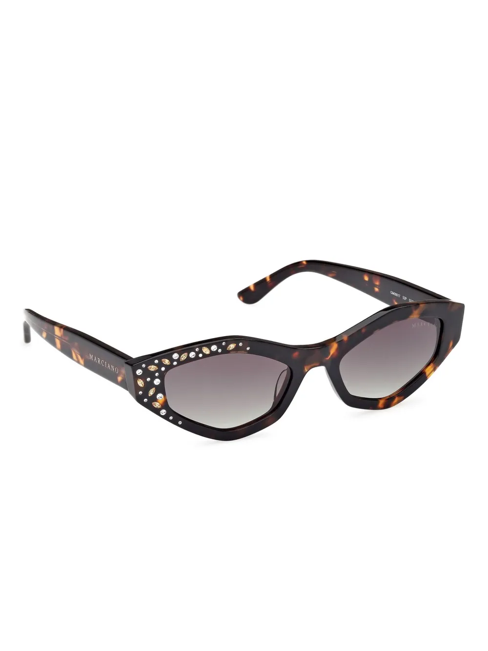 GUESS EYEWEAR Zonnebril met cat-eye montuur Bruin