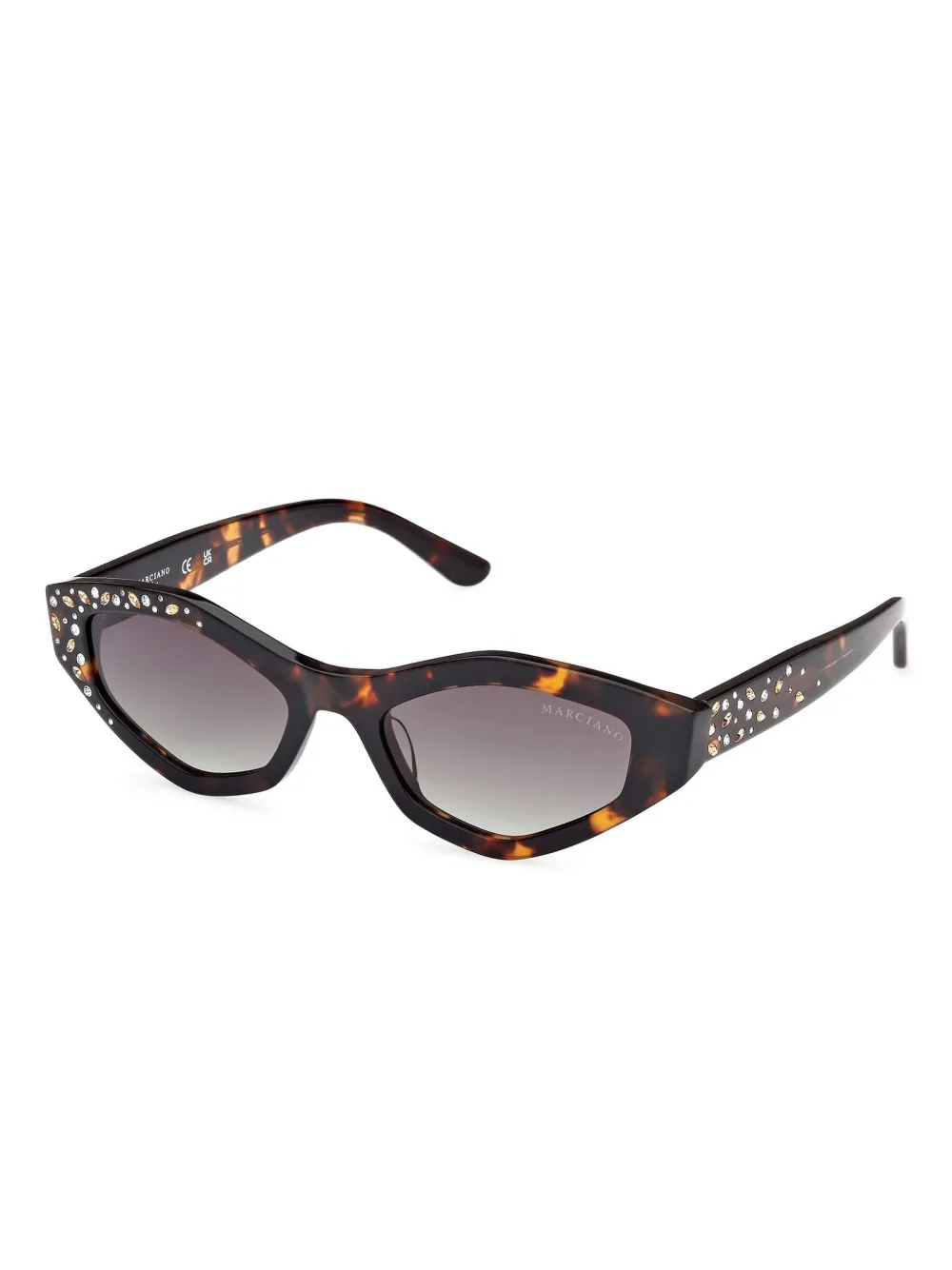 GUESS EYEWEAR cat-eye sunglasses - Bruin