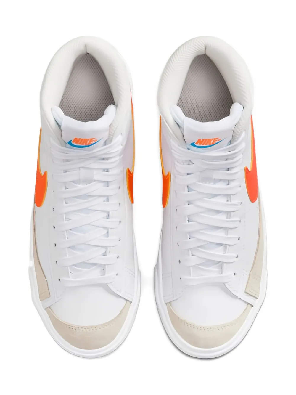 Nike Kids Blazer Mid 77 "White Total Orange" sneakers