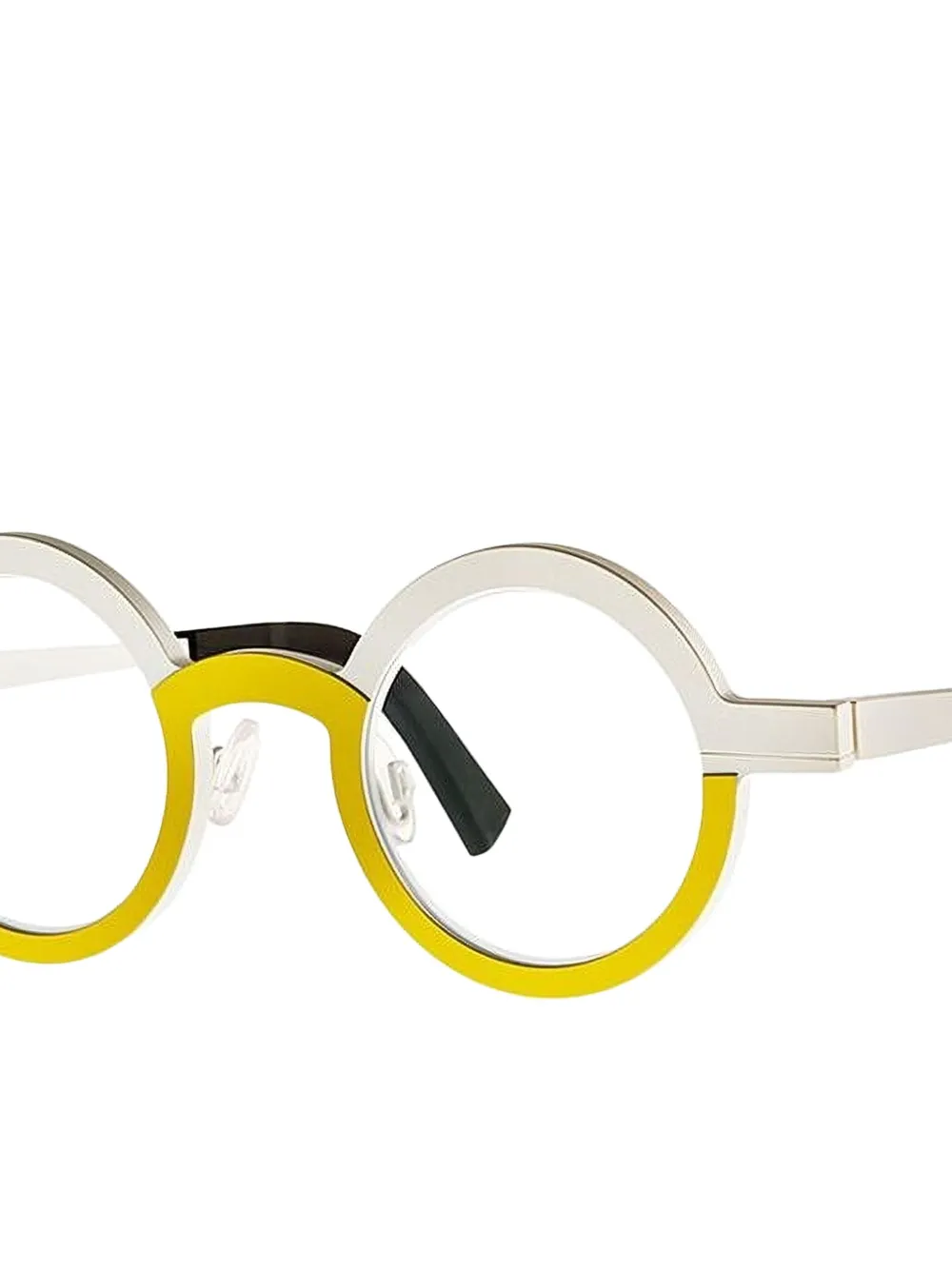 Theo Eyewear Bril met rond montuur - Zilver