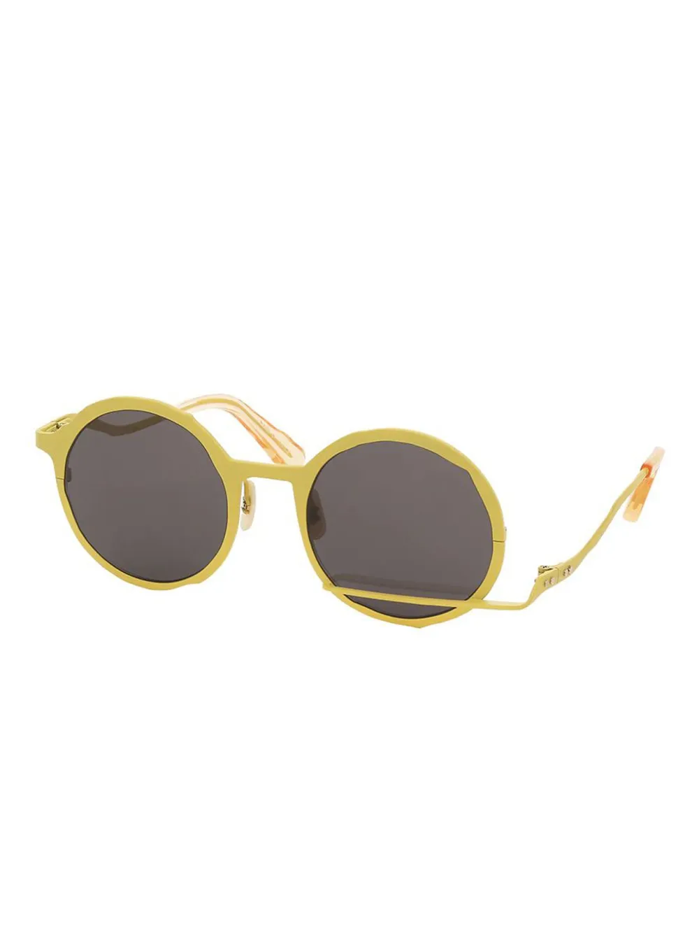 MASAHIROMARUYAMA round frame sunglasses - Geel