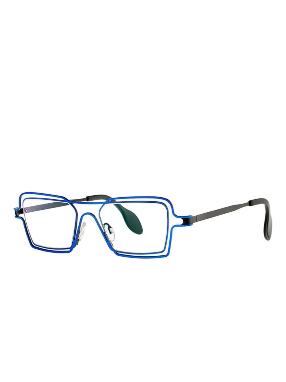 Theo Eyewear square-frame glasses - Blauw